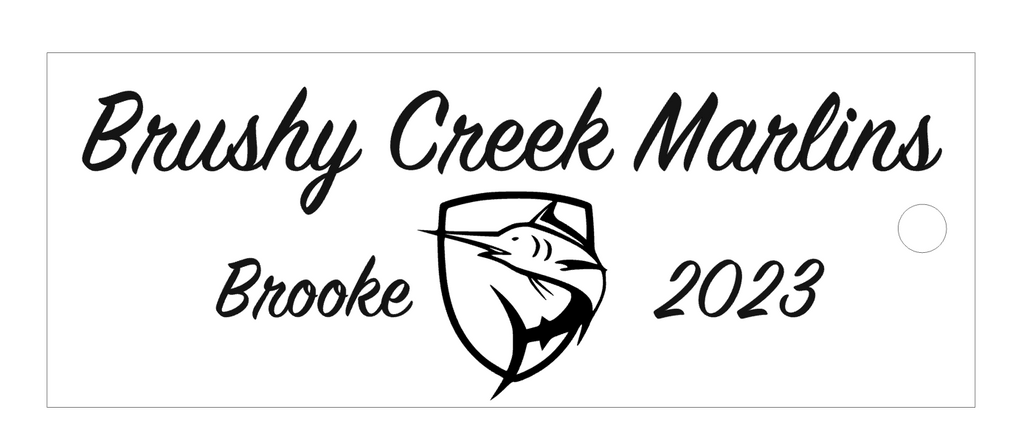 Brushy Creek Marlins Swim Ribbon Holder