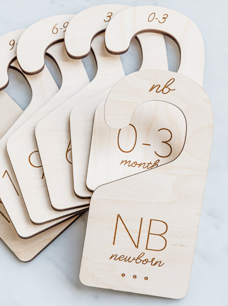 wood baby gifts handmade closet dividers for babies room