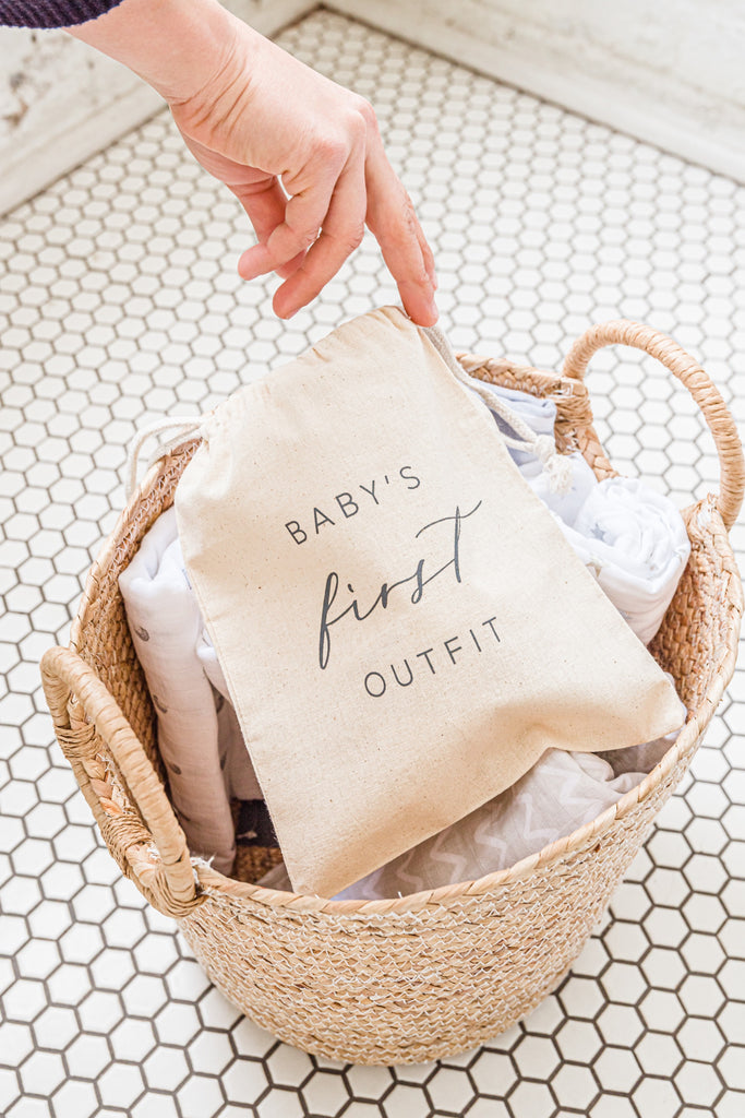 Baby's First Outfit Keepsake Bag