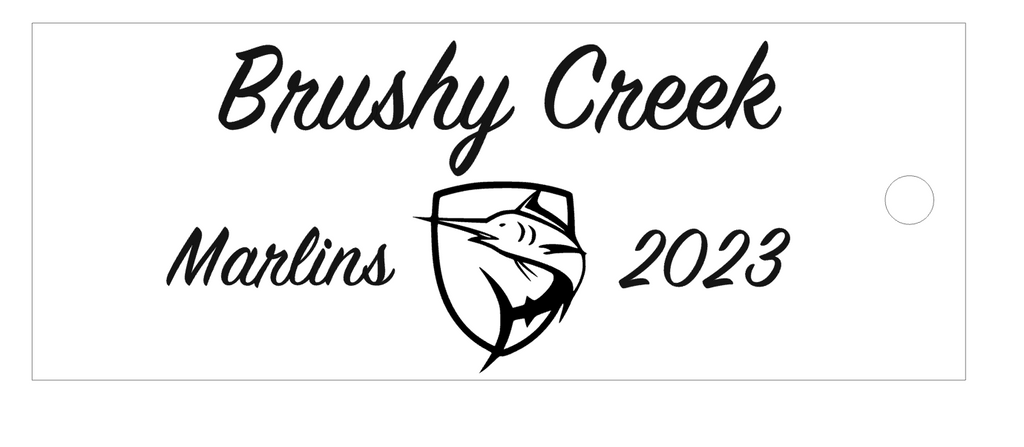 Brushy Creek Marlins Swim Ribbon Holder