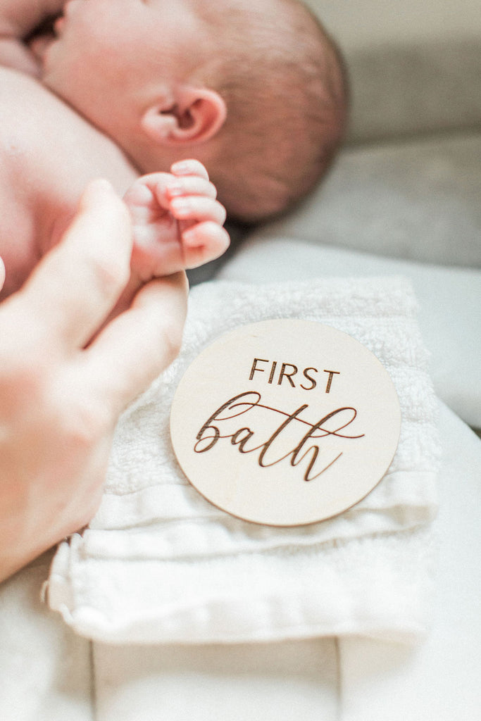 Wood Photo Prop Markers for Baby | Firsts, Holidays + Months
